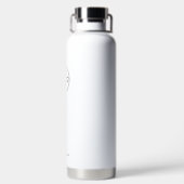 Aangepast bedrijfslogo met aangepaste tekst waterfles (Achterkant)