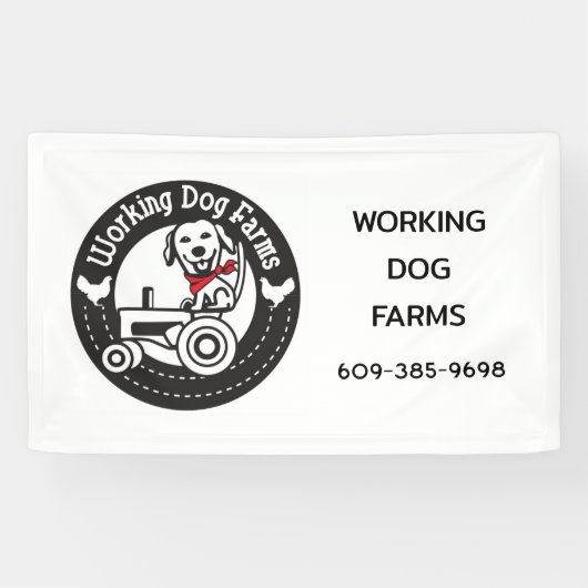 aangepast bedrijfslogo monogram banner (Horizontaal)