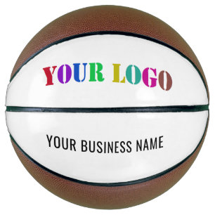 Aangepast bedrijfslogo naam zakelijke basketbal