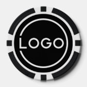 Aangepast bedrijfslogo poker chips (Voorkant)