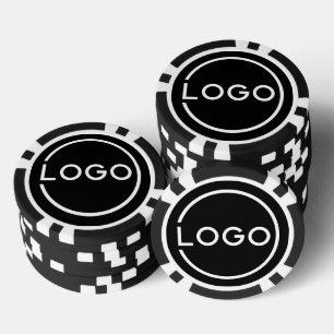 Aangepast bedrijfslogo poker chips