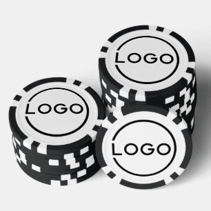 Aangepast bedrijfslogo poker chips