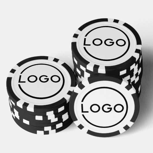 Aangepast bedrijfslogo poker chips (Opstapeling)
