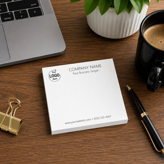 Aangepast bedrijfslogo post-it® notes