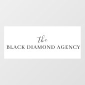 Aangepast bedrijfslogo | Professionele onderneming Raamsticker (Vel)