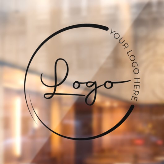 Aangepast bedrijfslogo promotie materiaal raamsticker (Vel 2)