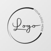 Aangepast bedrijfslogo promotie materiaal raamsticker (Vel)