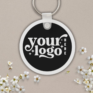 Aangepast bedrijfslogo promotioneel merklogo  sleutelhanger