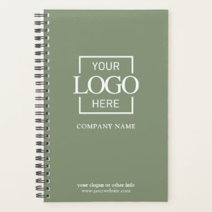 Aangepast bedrijfslogo promotionele branding planner