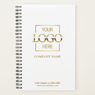 Aangepast bedrijfslogo promotionele branding planner