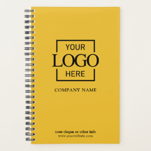 Aangepast bedrijfslogo promotionele branding planner