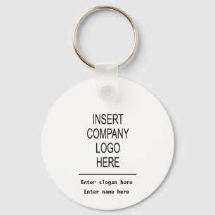 Aangepast bedrijfslogo promotionele marketing sleutelhanger