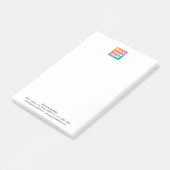 Aangepast bedrijfslogo promotionele onderneming post-it® notes (Schuin)