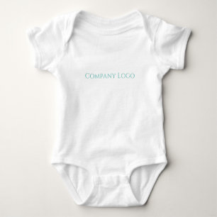 Aangepast bedrijfslogo romper