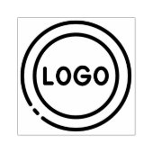Aangepast bedrijfslogo rubberstempel (Afrduk)