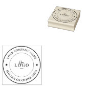 Aangepast bedrijfslogo rubberstempel (Gestempeld)