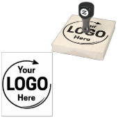 Aangepast bedrijfslogo rubberstempel (Gestempeld)