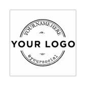 Aangepast bedrijfslogo rubberstempel (Afrduk)