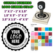 Aangepast bedrijfslogo rubberstempel