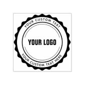 Aangepast bedrijfslogo rubberstempel (Afrduk)
