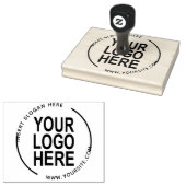 Aangepast bedrijfslogo rubberstempel (Gestempeld)