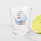 Aangepast bedrijfslogo shot glas (Achterkant)