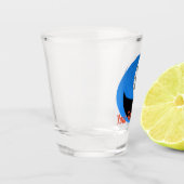 Aangepast bedrijfslogo shot glas (Links)
