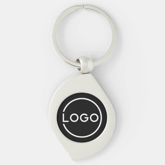 Aangepast bedrijfslogo sleutelhanger (Voorkant)
