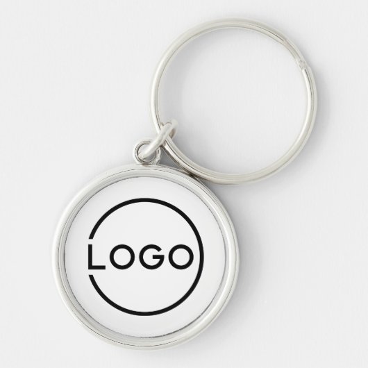 Aangepast bedrijfslogo sleutelhanger (Voorkant)