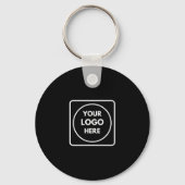 Aangepast bedrijfslogo slogan promo-sleutelhangers sleutelhanger (Voorkant)