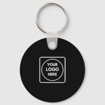 Aangepast bedrijfslogo slogan promo-sleutelhangers