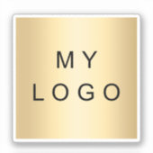 Aangepast bedrijfslogo sticker (Voorkant)