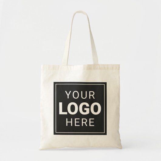 Aangepast bedrijfslogo tote bag (Voorkant)