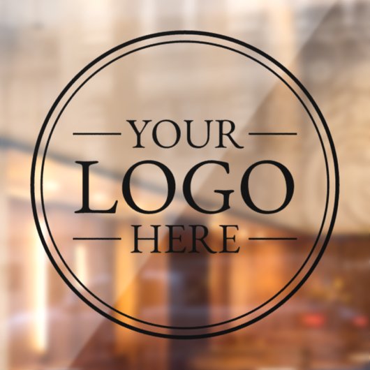 Aangepast bedrijfslogo vensterfolie raamsticker (Vel 2)