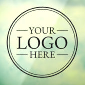 Aangepast bedrijfslogo vensterfolie raamsticker (Vel 3)