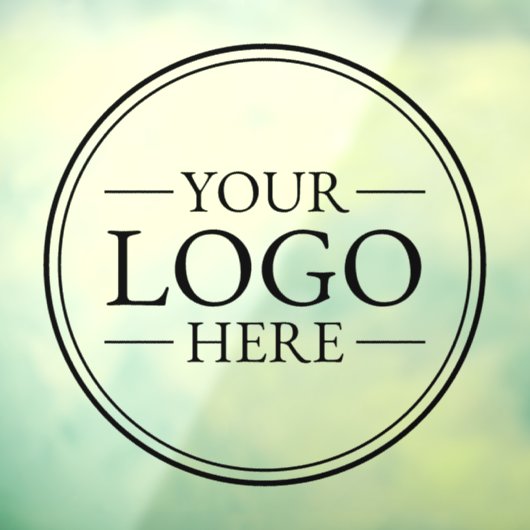 Aangepast bedrijfslogo vensterfolie raamsticker (Vel 3)