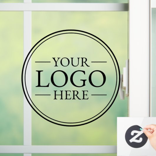 Aangepast bedrijfslogo vensterfolie raamsticker (Huis)