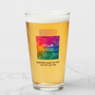 Aangepast bedrijfslogo voor kleine bedrijven hier glas