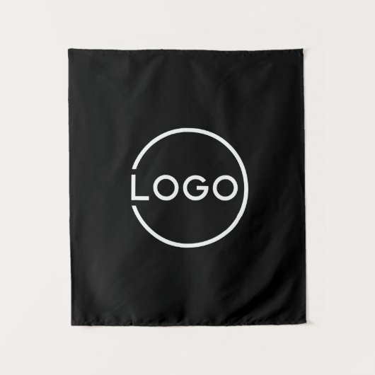 Aangepast bedrijfslogo wandkleed (Voorkant)