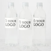 Aangepast bedrijfslogo waterfles etiket (Flessen)