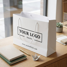 Aangepast bedrijfslogo Zakelijk promotiegeschenk Groot Cadeauzakje