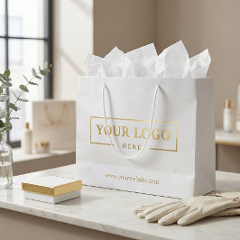 Aangepast bedrijfslogo Zakelijk promotiegeschenk Groot Cadeauzakje
