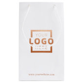 Aangepast bedrijfslogo Zakelijk promotiegeschenk Klein Cadeauzakje (Achterkant)