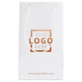 Aangepast bedrijfslogo Zakelijk promotiegeschenk Klein Cadeauzakje (Voorkant)