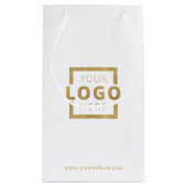 Aangepast bedrijfslogo Zakelijk promotiegeschenk Klein Cadeauzakje (Achterkant)