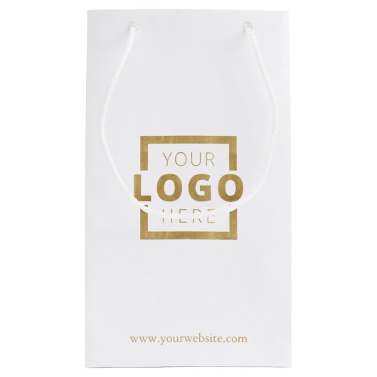 Aangepast bedrijfslogo Zakelijk promotiegeschenk Klein Cadeauzakje (Achterkant)