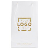 Aangepast bedrijfslogo Zakelijk promotiegeschenk Klein Cadeauzakje (Voorkant)