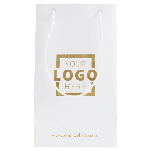 Aangepast bedrijfslogo Zakelijk promotiegeschenk Klein Cadeauzakje (Voorkant)