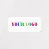 Aangepast bedrijfslogo Zakelijke labels voorbeeld (Design 2)