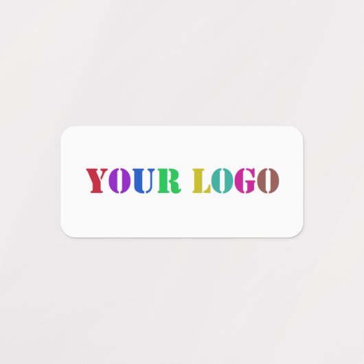 Aangepast bedrijfslogo Zakelijke labels voorbeeld (Design 2)